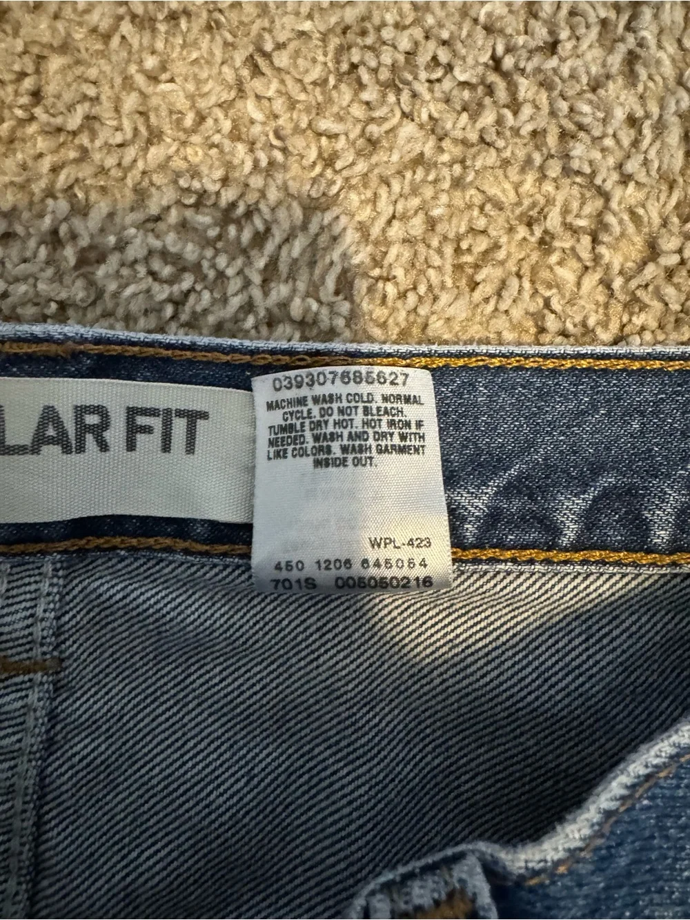 Levi’s 505 Men’s Regular Fit Jeans W36 L30 Made in Lesotho Y2K 2000s Denim
